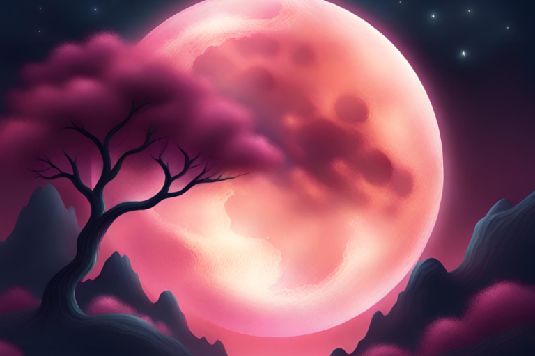 Unlocking the Mysteries of the Full Pink Moon in April: A Celestial Spectacle for Mind and Soul