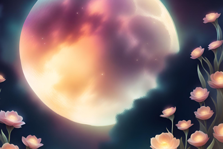 Unlock the Mystical Power of the Full Flower Moon: Harnessing Positive Affirmations for Growth