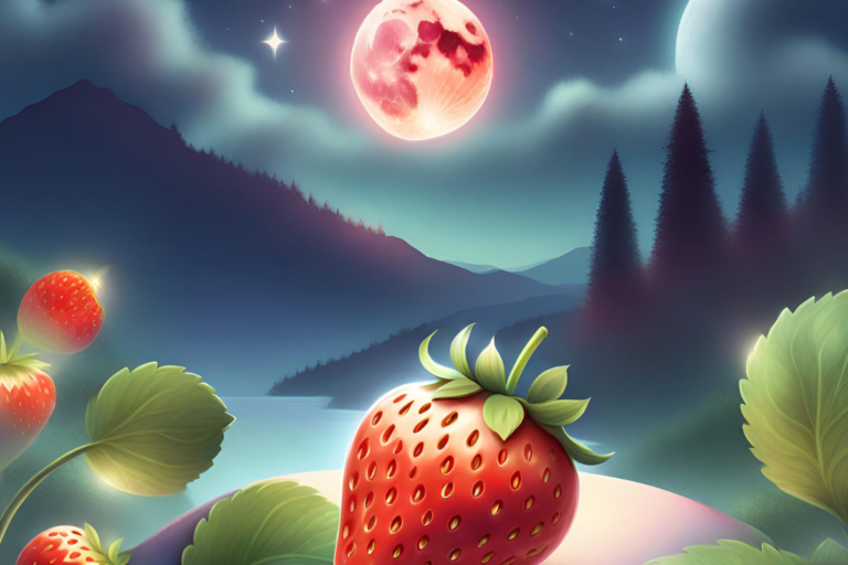 strawberry full moon